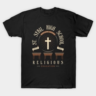 St Sybil High School Emblem T-Shirt